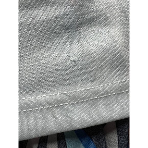 Jodifl Abstract Mini Dress Womens Small Colorful Ruffled Long Sleeve Tie Waist - Picture 10 of 10